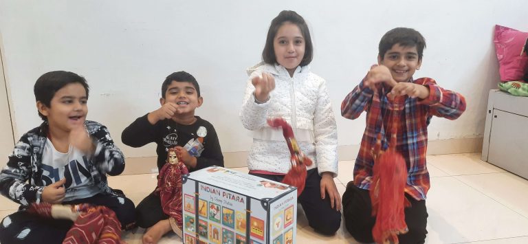 Children activity box for Indian Pitara